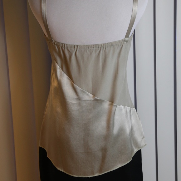 Taupe silky vintage tank - Picture 4 of 5
